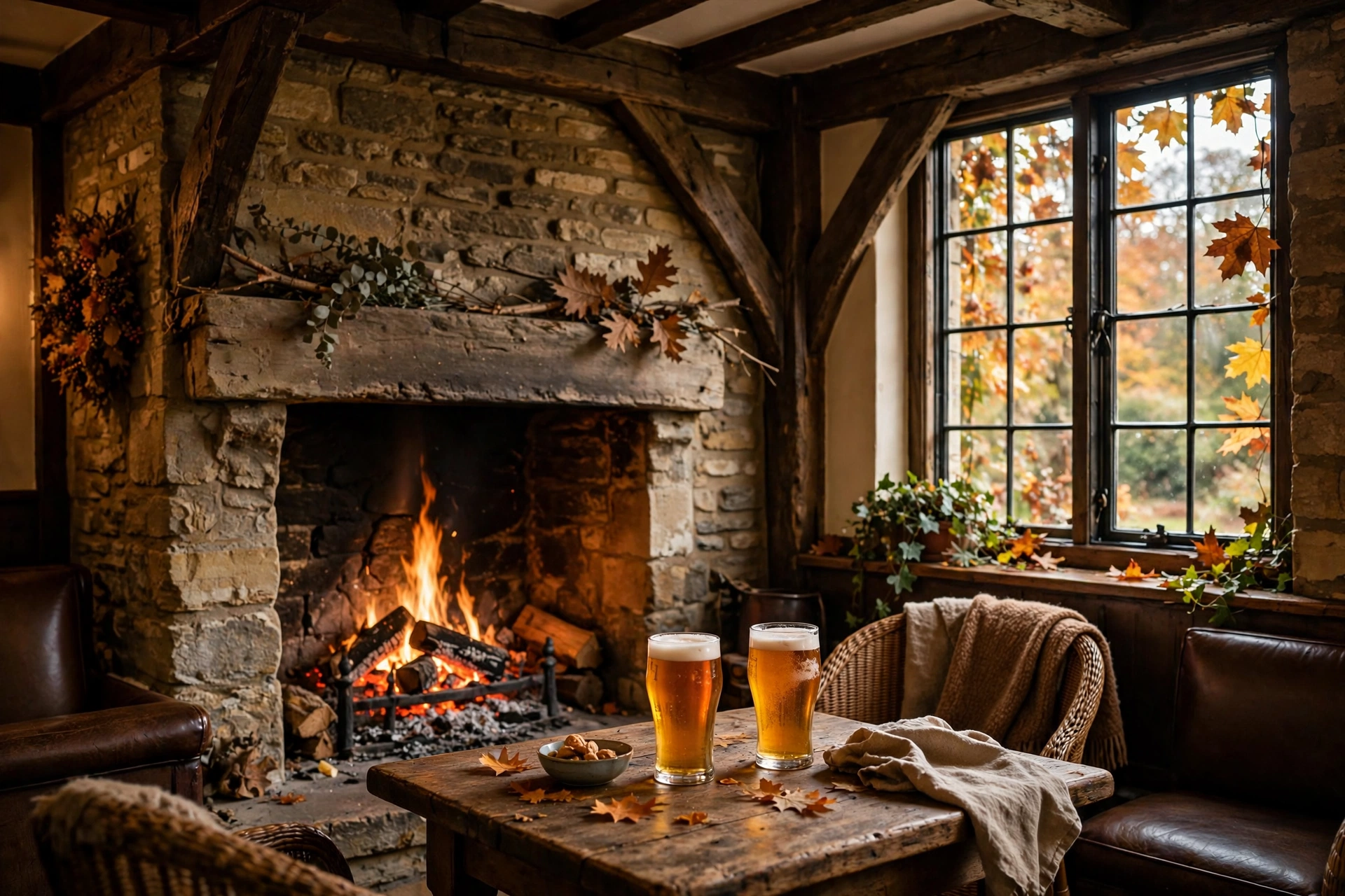 Cosy Country Pubs Near London for Autumn Walks